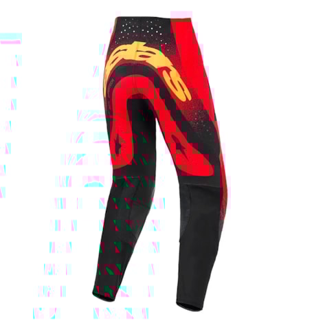 Segunda imagem do produto Calça Alpinestars Supertech Scenz Vermelho Preto Amarelo