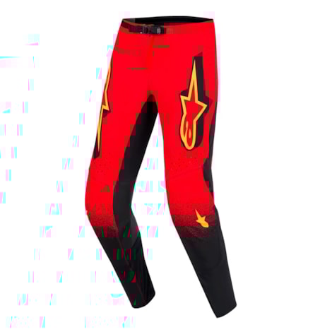 Calça Alpinestars Supertech Scenz Vermelho Preto Amarelo