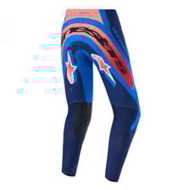 Segunda imagem do produto Calça Alpinestars Supertech Vista Azul Marinho Vermelho Azul