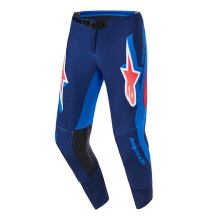 Calça Alpinestars Supertech Vista Azul Marinho Vermelho Azul