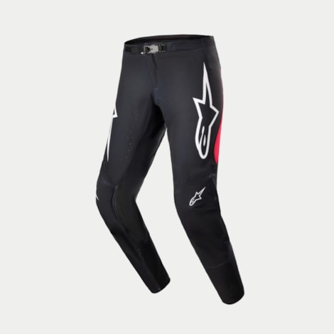 Segunda imagem do produto Calça Alpinestars Supertech Ward 24 - Preto Vermelho
