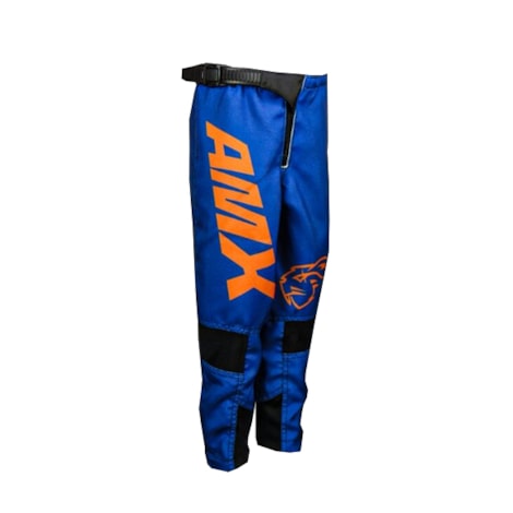 Calça AMX Infantil Classic Extreme - Azul Laranja