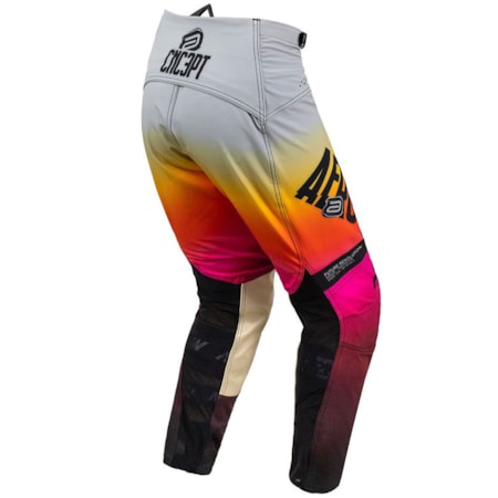 Segunda imagem do produto Calça ASW Concept Future - Branco Preto Amarelo Rosa