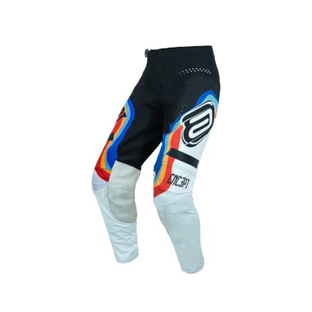 Segunda imagem do produto Calça ASW Concept Waffle - Preto Branco Multicolor