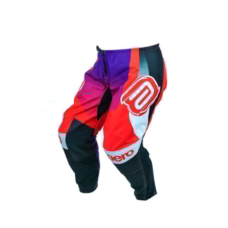 Calça ASW Image Cronos Vermelho Roxo Preto