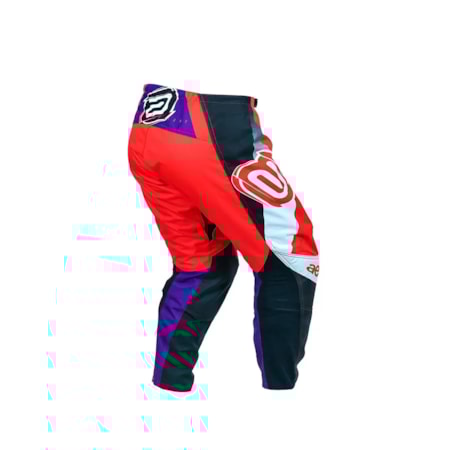 Segunda imagem do produto Calça ASW Image Cronos Vermelho Roxo Preto