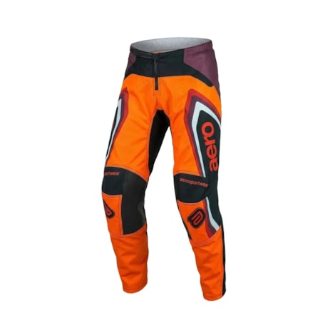 Calça ASW Image Cyber Laranja Preto Marrom
