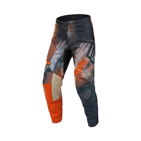 Calça ASW Image Enduro Dots Laranja Preto Cinza