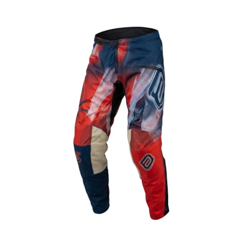 Calça ASW Image Enduro Dots Vermelho Azul Branco
