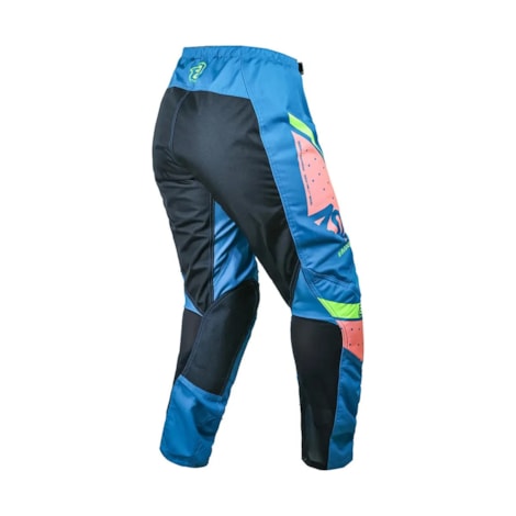 Segunda imagem do produto Calça ASW Image Karma Feminino Petroleo Pessego Amarelo Flúor