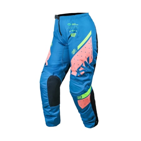 Calça ASW Image Karma Feminino Petroleo Pessego Amarelo Flúor