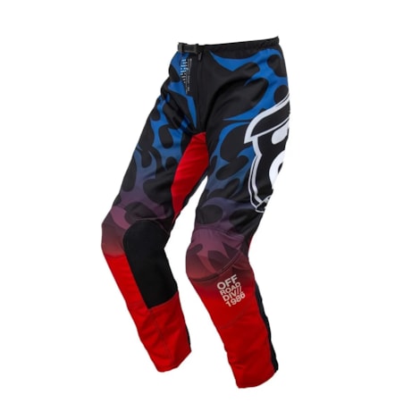 Calça ASW Image Meta Preto Vermelho Azul