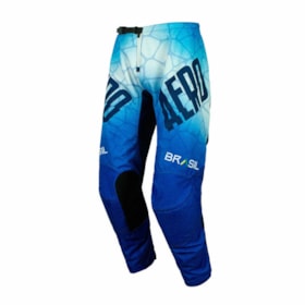 Calça ASW Image Rigor Rico Romaniacs I - Azul Branco