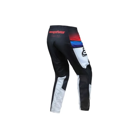 Segunda imagem do produto Calça ASW Image Sync Infantil Vermelho Preto Branco