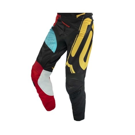 Calça ASW Podium Alchemy 22 - Chumbo Vermelho Verde