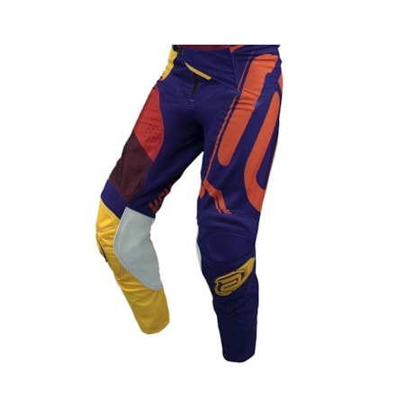 Calça ASW Podium Alchemy 22 - Roxo Amarelo Vermelho