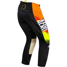 Calça ASW Podium Ghost - Preto Vermelho Amarelo Flúor