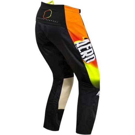 Segunda imagem do produto Calça ASW Podium Ghost - Preto Vermelho Amarelo Flúor