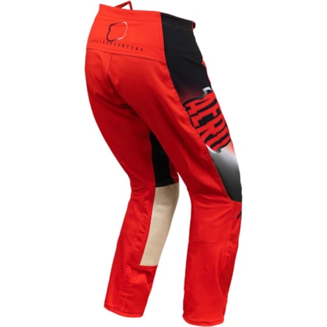 Segunda imagem do produto Calça ASW Podium Ghost - Vermelho Preto Branco