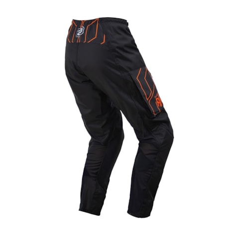 Segunda imagem do produto Calça ASW Ranger 24 - Preto Laranja Flúor