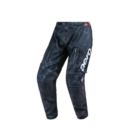 Segunda imagem do produto Calça ASW Ranger Seismic Rigor Rico Preto Laranja Branco