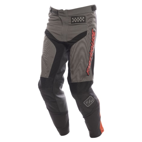 Calça Fasthouse Grindhouse Cinza Vermelho