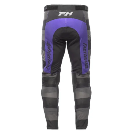 Segunda imagem do produto Calça Fasthouse MX Helix Podium Cinza Preto Roxo