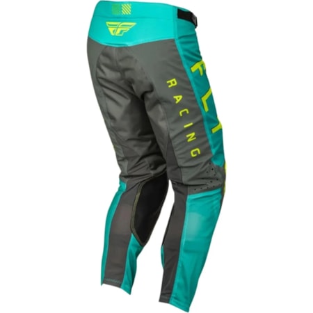 Segunda imagem do produto Calça Fly Kinetic Mesh Kore - Amarelo Flúor Teal Cinza