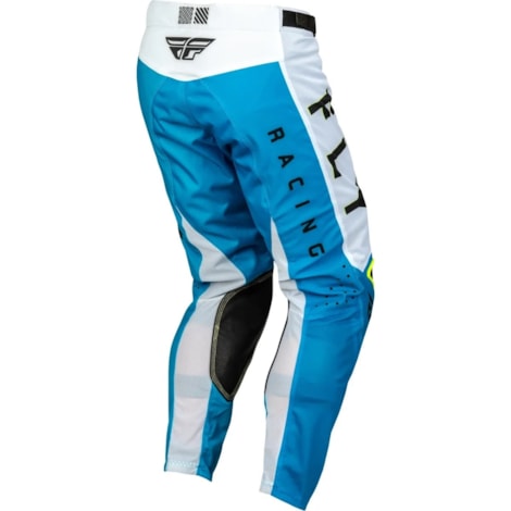 Segunda imagem do produto Calça Fly Kinetic Mesh Kore - Azul Branco Amarelo Flúor