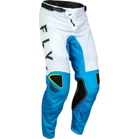 Calça Fly Kinetic Mesh Kore - Azul Branco Amarelo Flúor