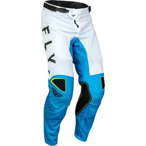 Calça Fly Kinetic Mesh Kore - Azul Branco Amarelo Flúor