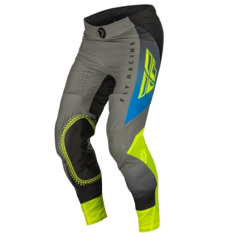 Segunda imagem do produto Calça Fly Lite 22 - Cinza Azul Amarelo Flúor