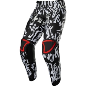 Calça Fox 180 Peril - Preto Vermelho