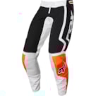 Calça Fox 360 Dvide - Preto Branco Laranja