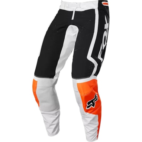 Calça Fox 360 Dvide - Preto Branco Laranja