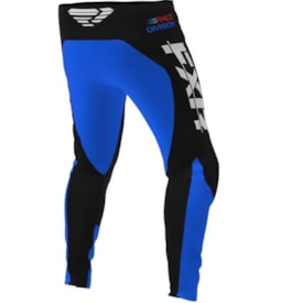 Segunda imagem do produto Calça FXR Clutch MX Preto Azul Vermellho