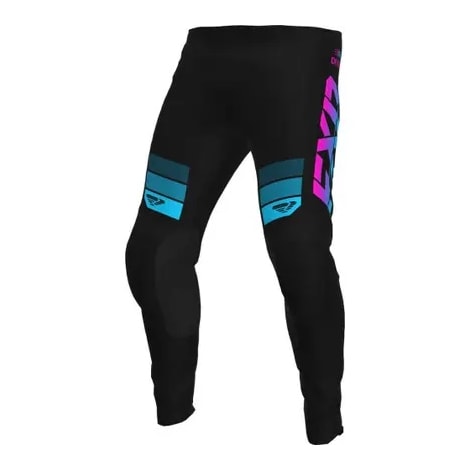 Calça FXR Clutch MX Preto Sky Rosa