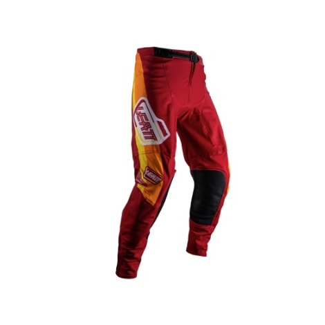 Calça Leatt 4.5 - Vermelho Laranja Preto