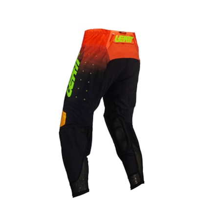Segunda imagem do produto Calça Leatt Moto 4.5 24 - Laranja Citrus Preto