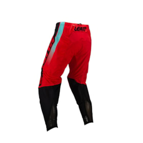 Calça Leatt Moto 4.5 24 - Vermelho Preto