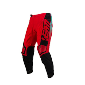 Calça Leatt Moto 4.5 24 - Vermelho Preto