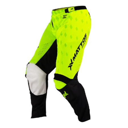 Calça Mattos Pro Grid Amarelo Flúor