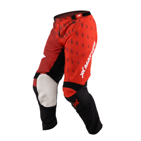 Calça Mattos Pro Grid Vermelho