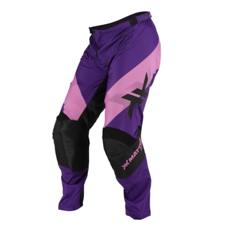 Calça Mattos Racing Pro Echoes - Roxo