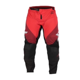 Calça Mattos Racing Pro Echoes - Vermelho Preto