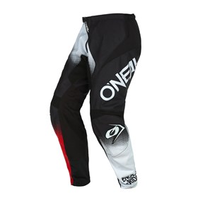 Calça Oneal Element Racewear - Preto Branco Vermelho