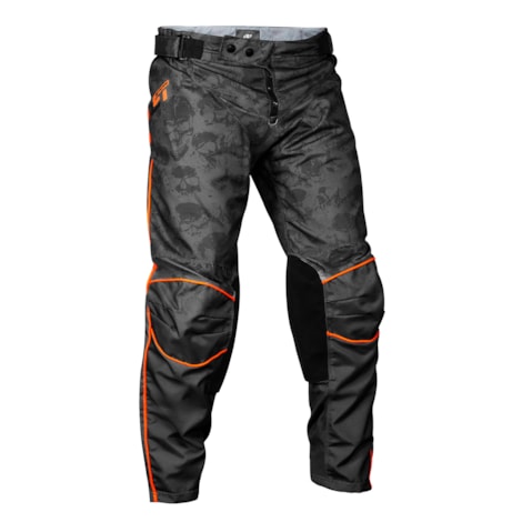 Calça Pro Tork Infantil Fast - Chumbo Laranja