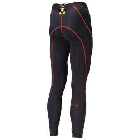 Segunda imagem do produto Calça Segunda Pele A System Racing - Preto Vermelho