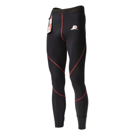 Calça Segunda Pele A System Racing - Preto Vermelho