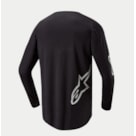 Camisa Alpinestars Fluid Graphite 25 - Preto Cinza Silver